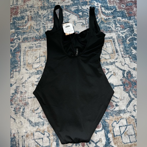 NWT Morgan Lane Daphne One Piece In Noir Swimsuit - Picture 4 of 8